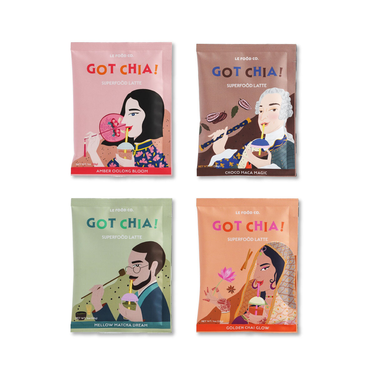奇亞籽泡泡茶｜單包 (低卡沖泡式珍奶)