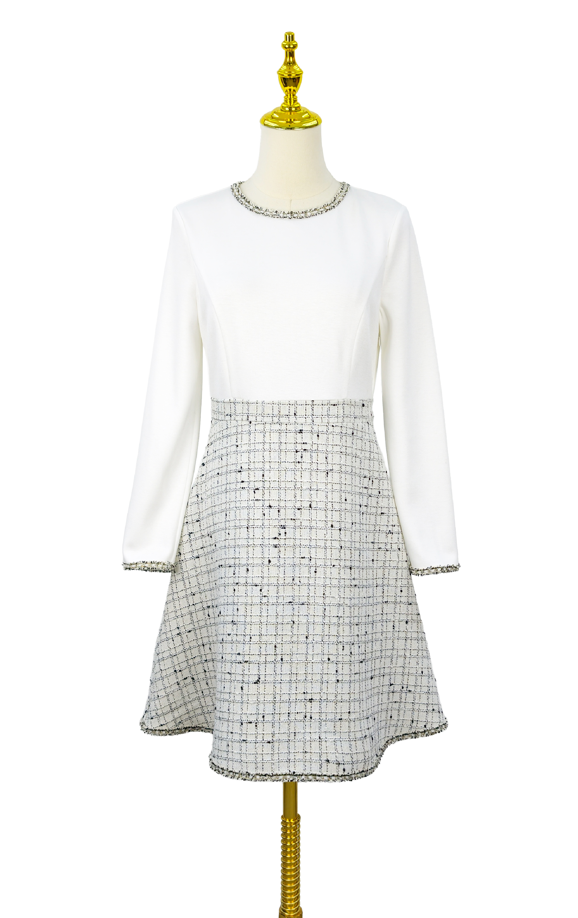 拼布連身裙 OP0594