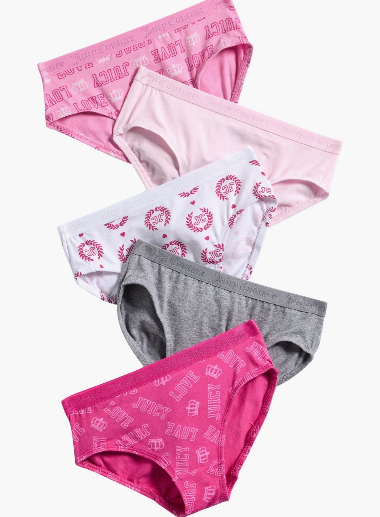 【預購】Juicy Couture K1125896 女童內褲(5條裝)(款式隨機)