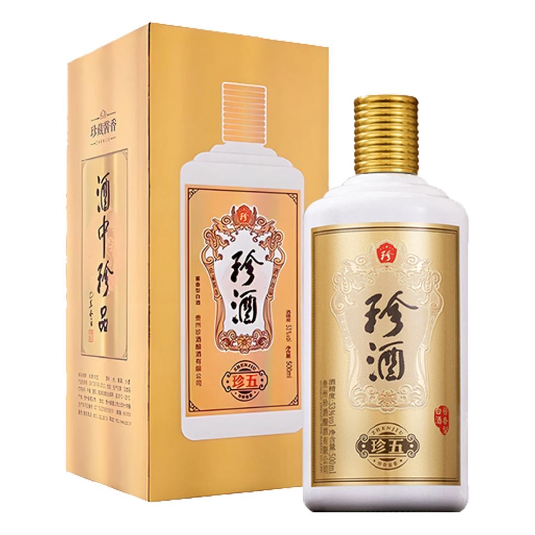 珍酒珍五 醬香型白酒（珍酒入門經典醬酒款）