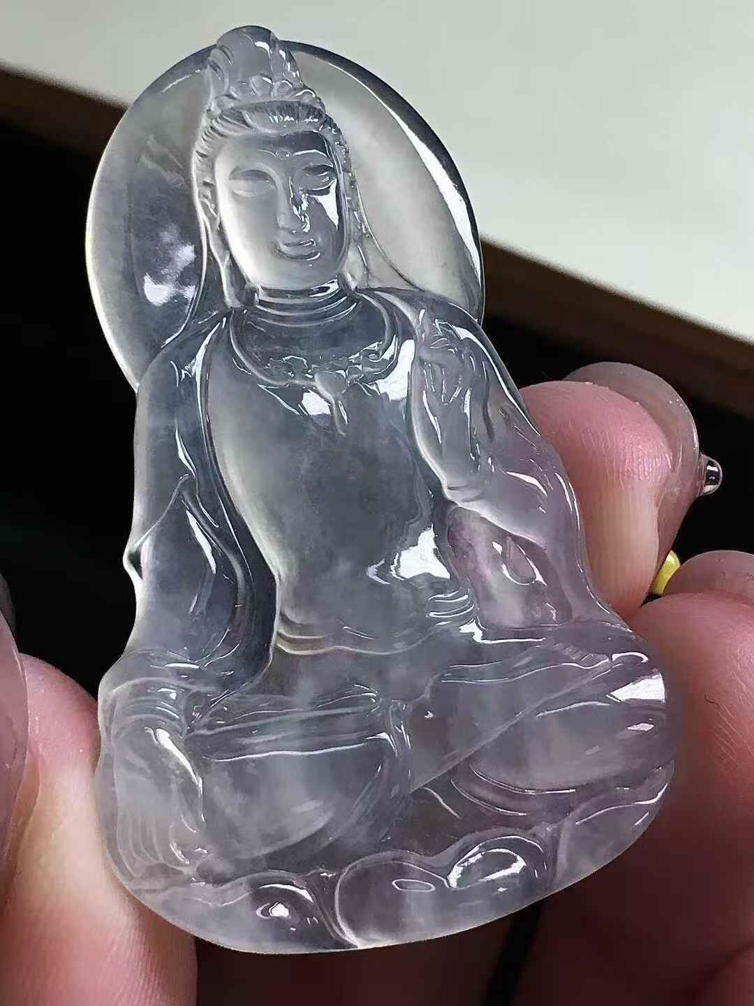 翡翠觀音,天然翡翠A玉, 緬甸玉, Jade, Jadeite