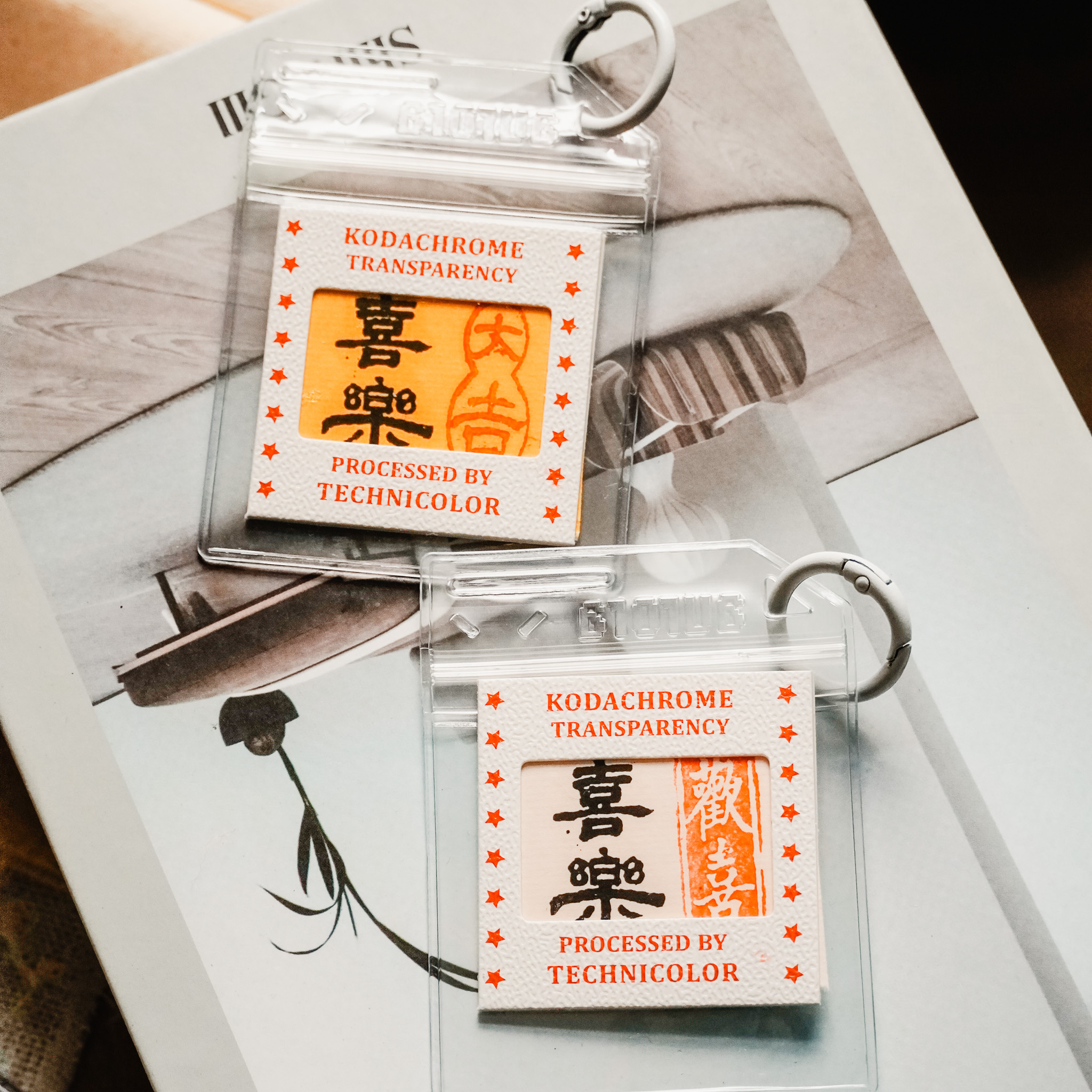 膠片風祈福掛飾 兩色組