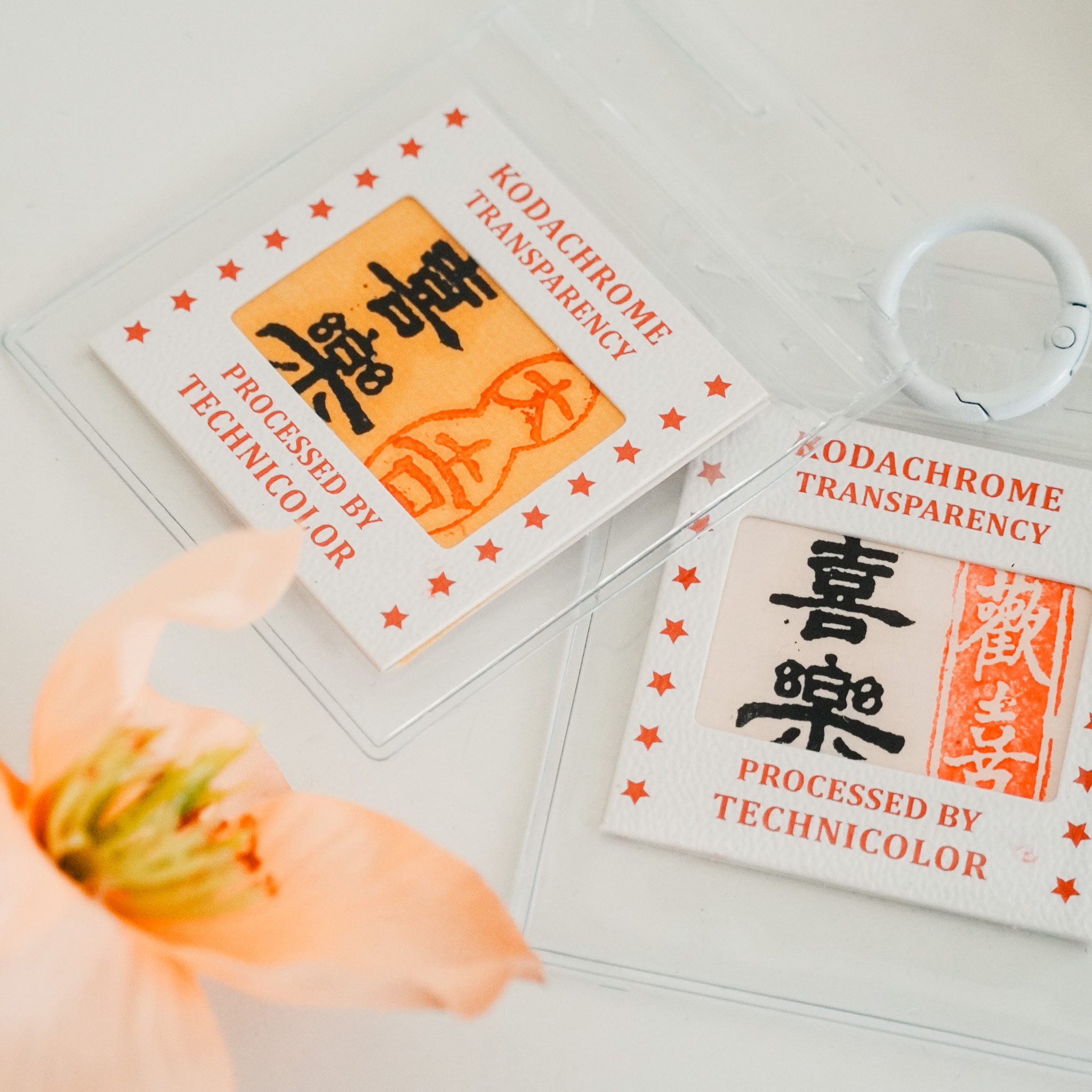 膠片風祈福掛飾 兩色組