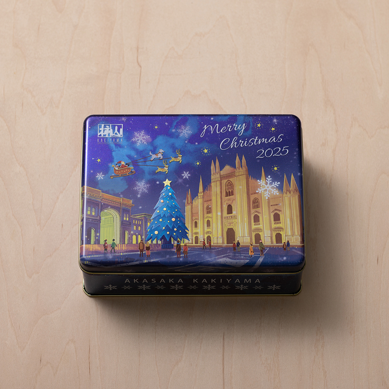 【聖誕限定】赤坂柿山 聖誕夜景鐵盒米餅