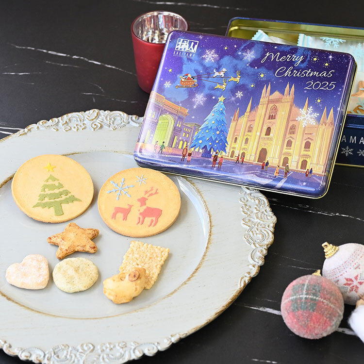 【聖誕限定】赤坂柿山 聖誕夜景鐵盒米餅