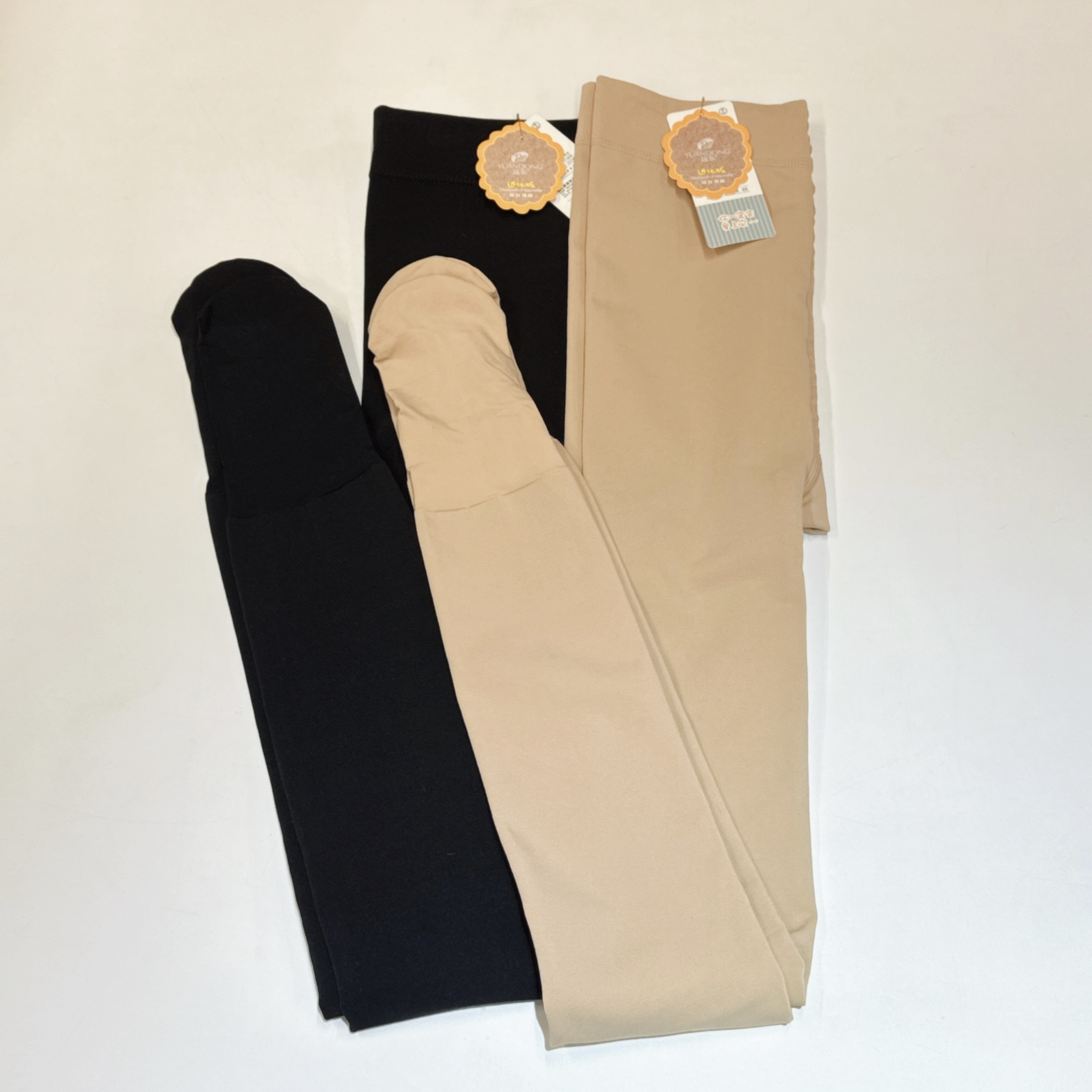 #8505-絲襪面毛底黑色襪褲 (P7-P8)