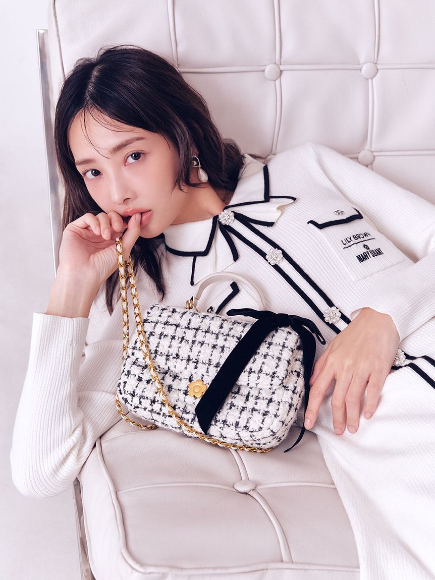 [預購]LILY BROWN x MARY QUANT雛菊鏈條肩背包