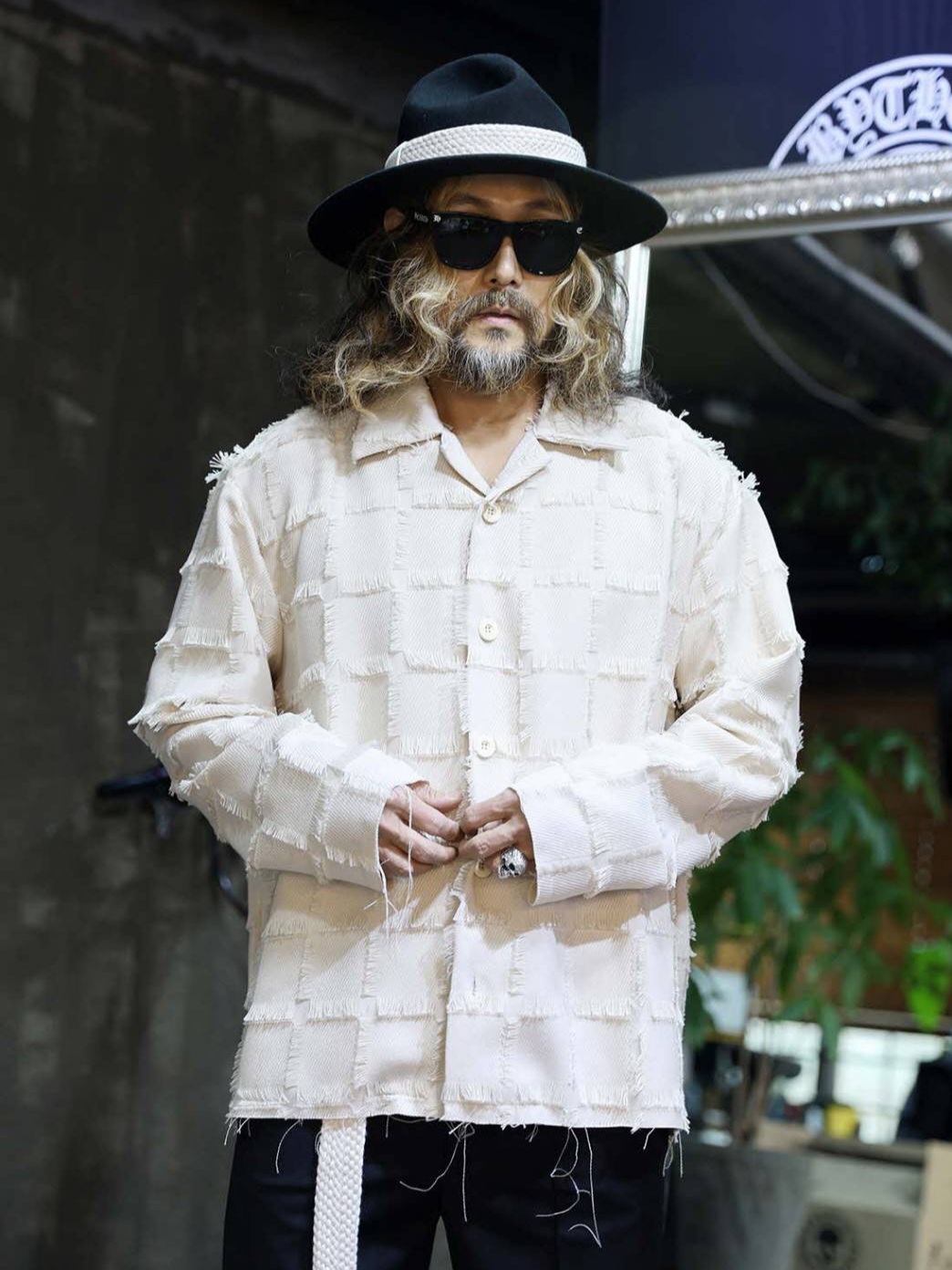 (韓潮獨家特價)方形流蘇襯衫