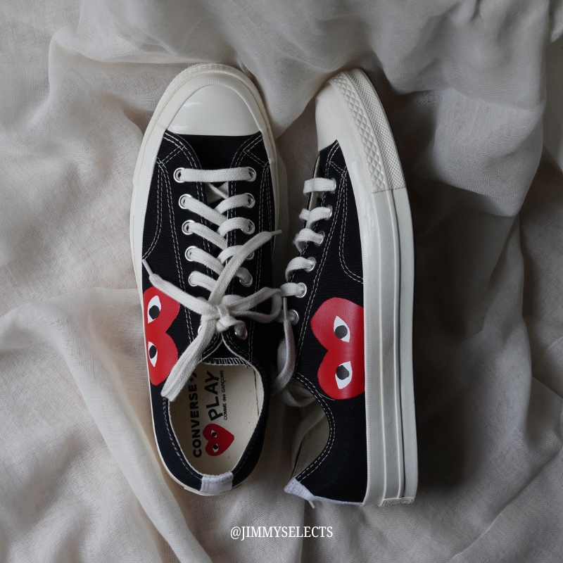 【代購】Converse 1970s x CDG Play｜川久保玲愛心聯名｜低筒帆布鞋