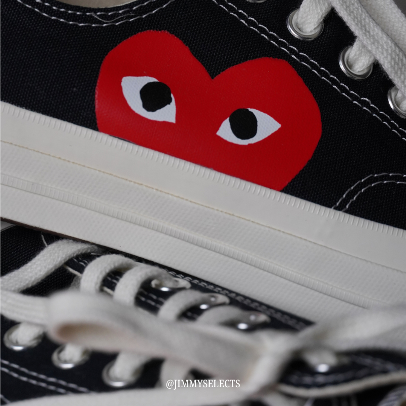 【代購】Converse 1970s x CDG Play｜川久保玲愛心聯名｜低筒帆布鞋