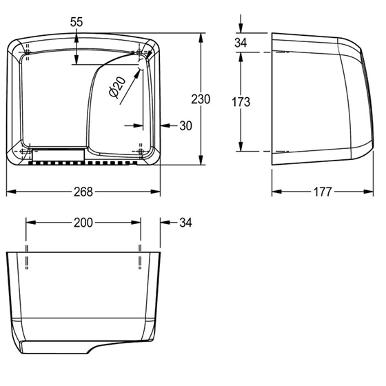 KWC ARTW410 感應乾手機
