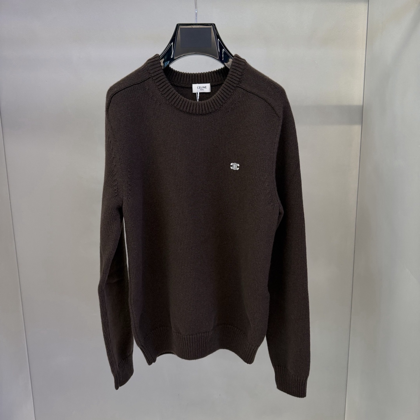 歐洲直送CELINE男裝套頭針織上衣2AC85048T-19BR正貨