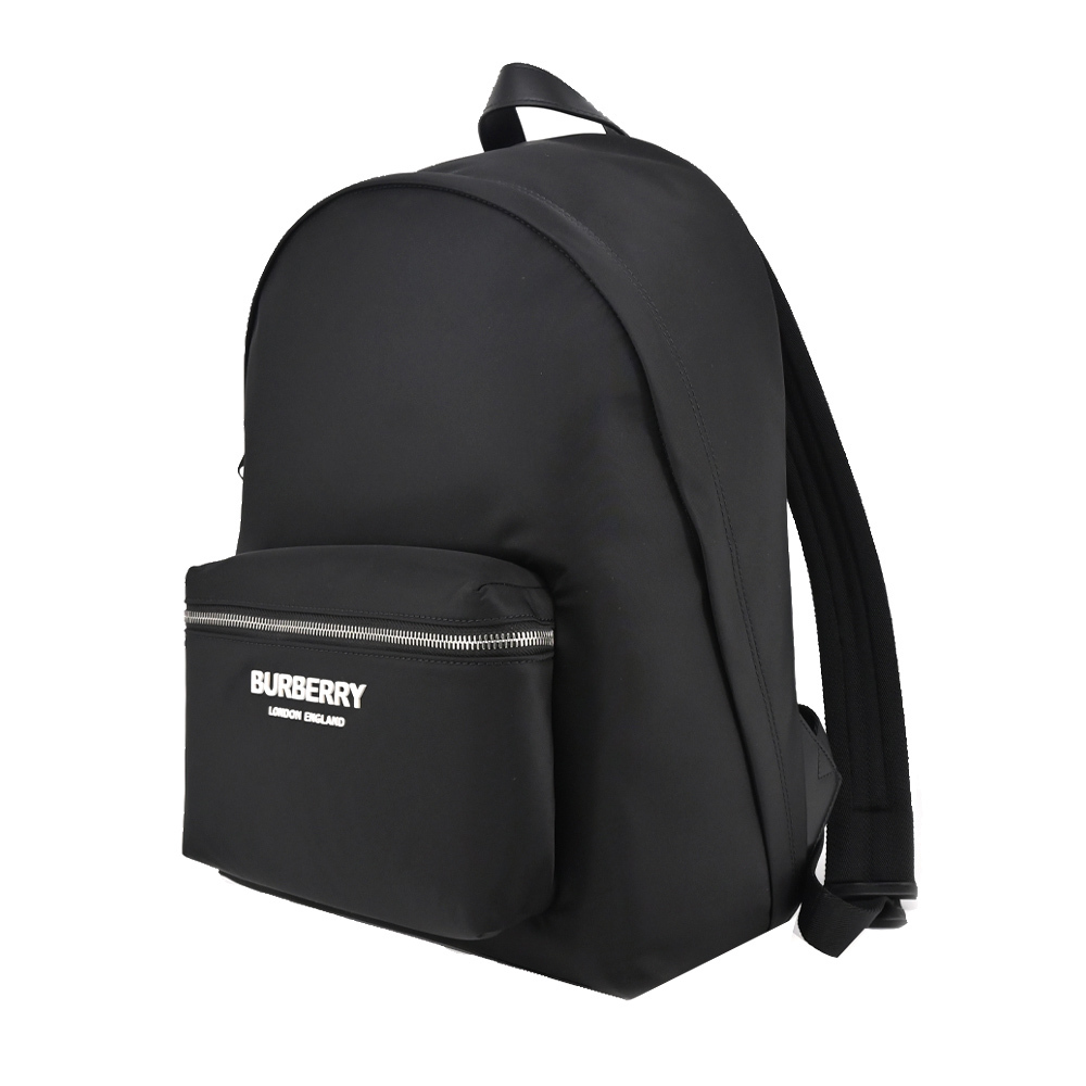 【JS’Maxx】BURBERRY  經典LOGO尼龍後背包(黑色)