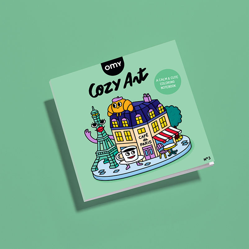 OMY 小藝術家著色本-巴黎