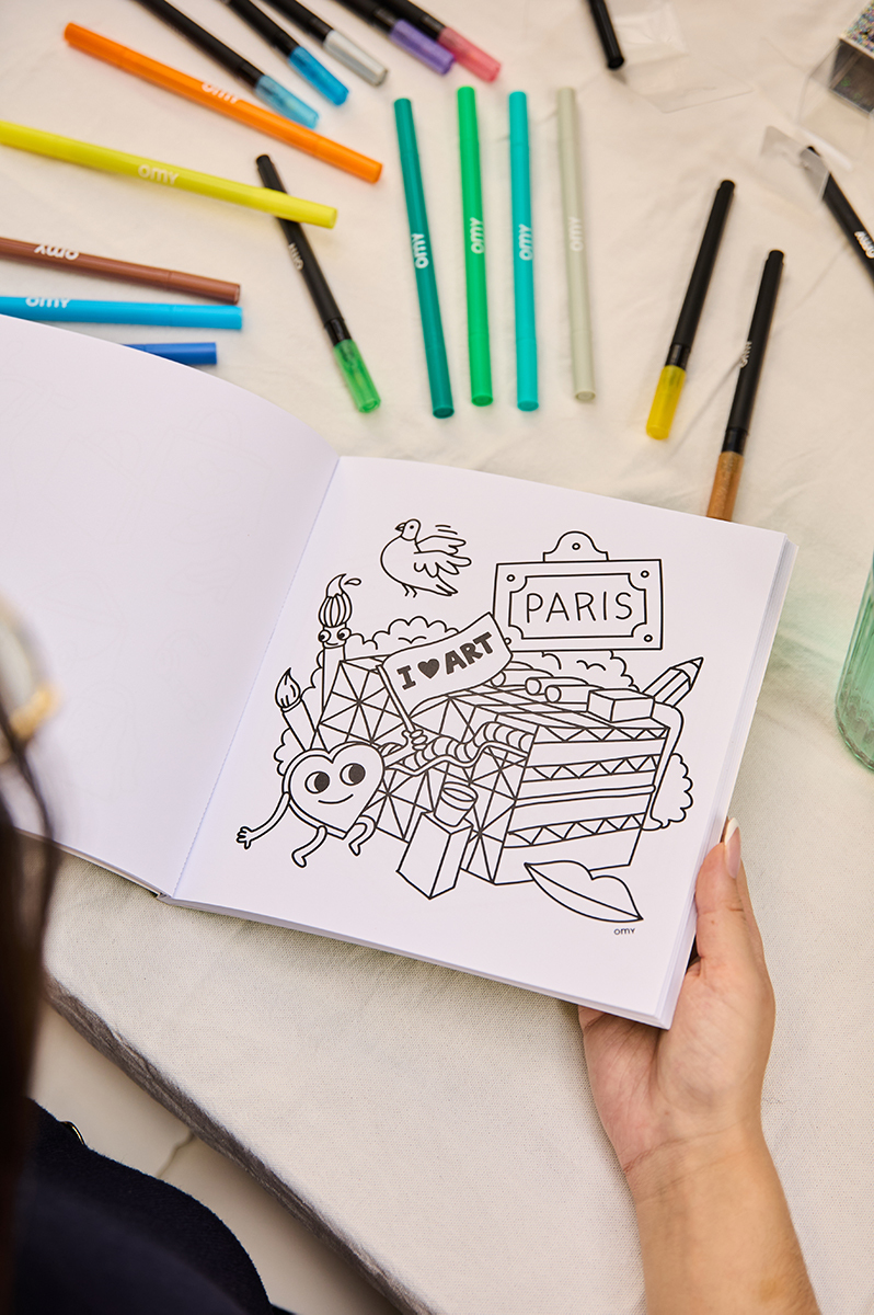 OMY 小藝術家著色本-巴黎