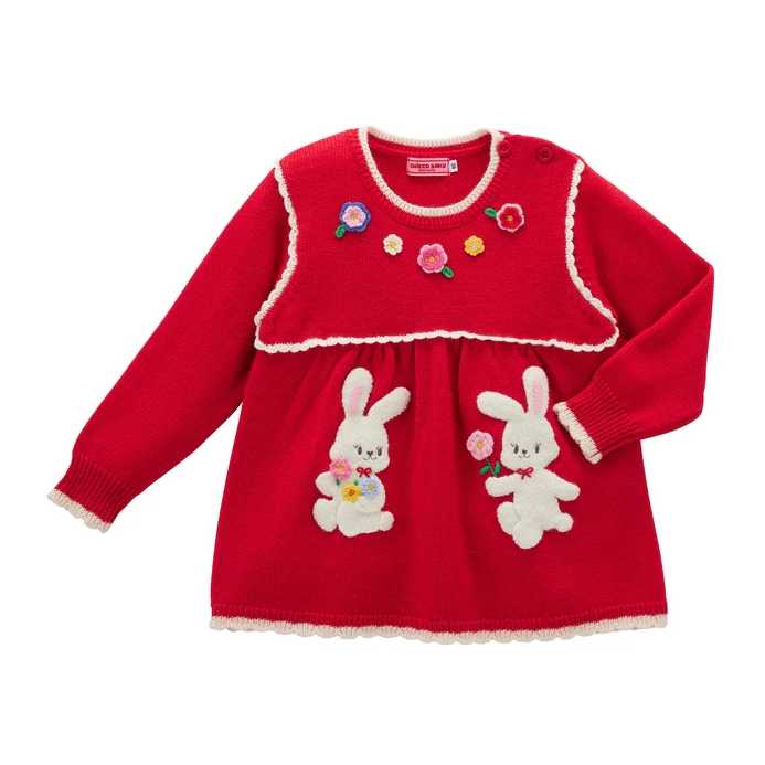 CS 兔仔針織毛衣裙