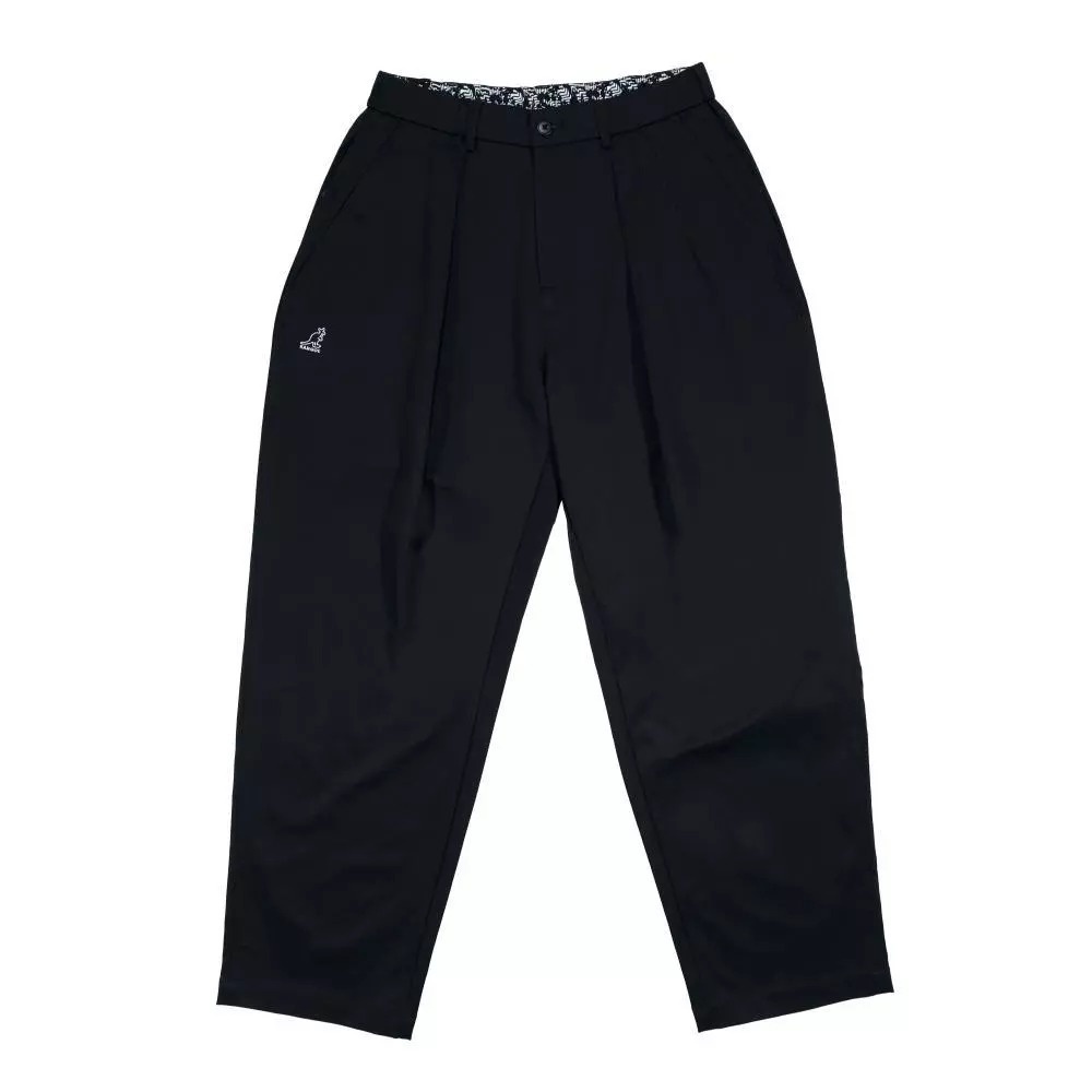 KANGOL 長褲 黑 時尚 直筒 寬褲 中性 6555154120