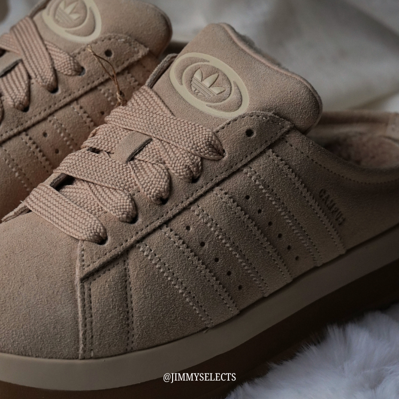 【代購】adidas Originals CAMPUS 00s 包頭拖鞋｜時尚復古懶人鞋｜女款 米色