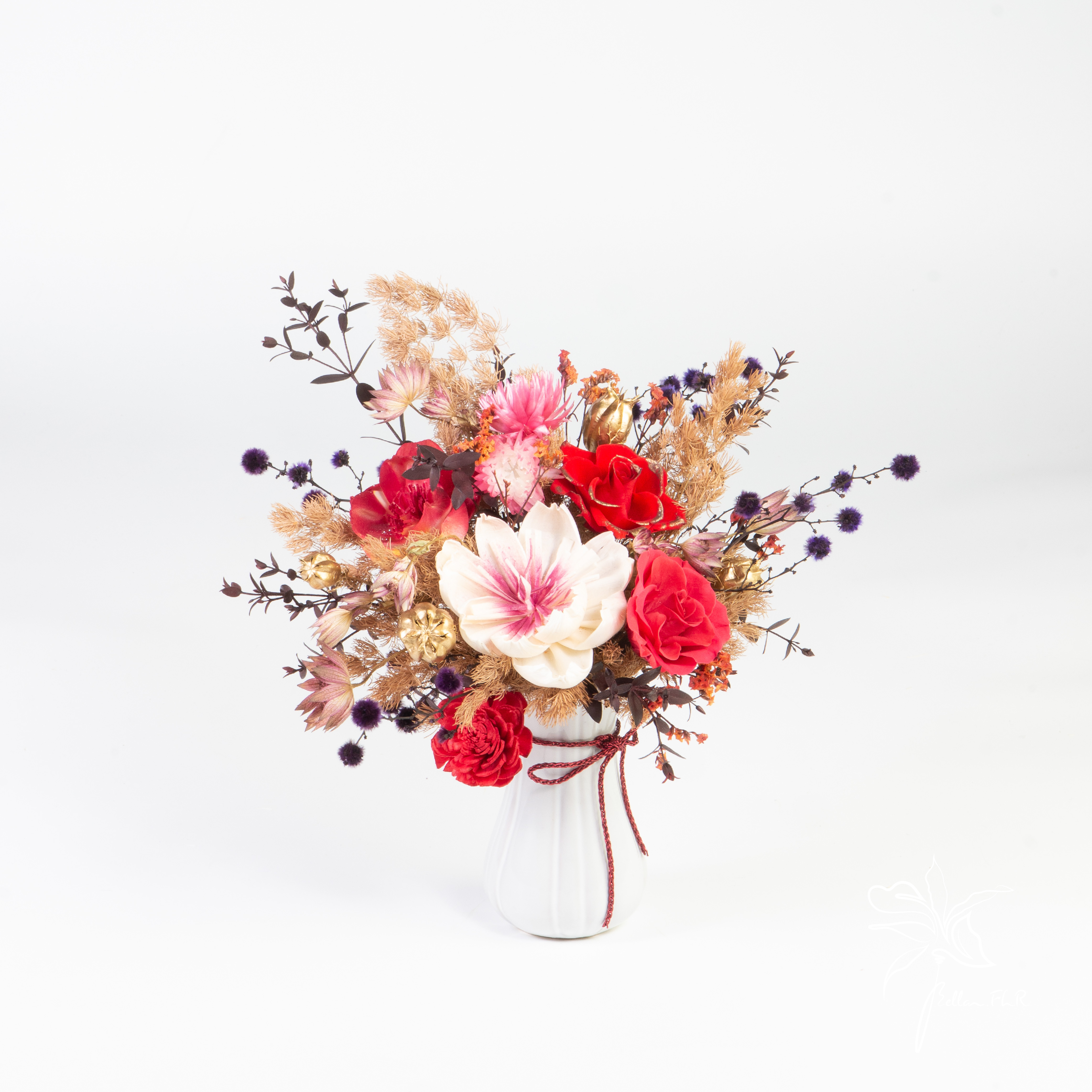 【卡門的詠嘆】永生乾燥盆花