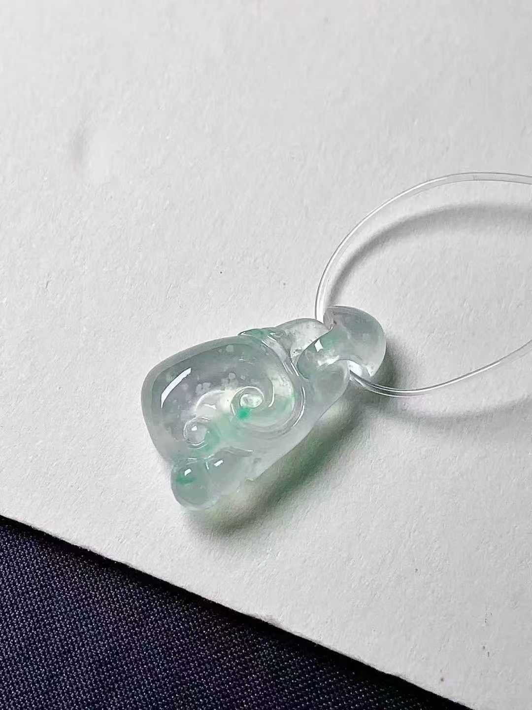 翡翠如意,天然翡翠A玉, 緬甸玉, Jade, Jadeite