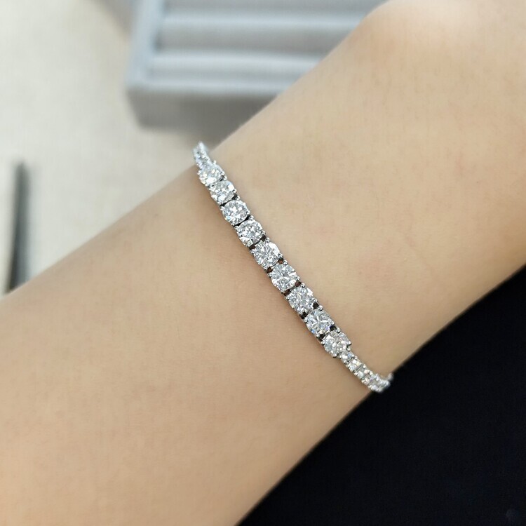 天然鑽石手鏈(可調長度)