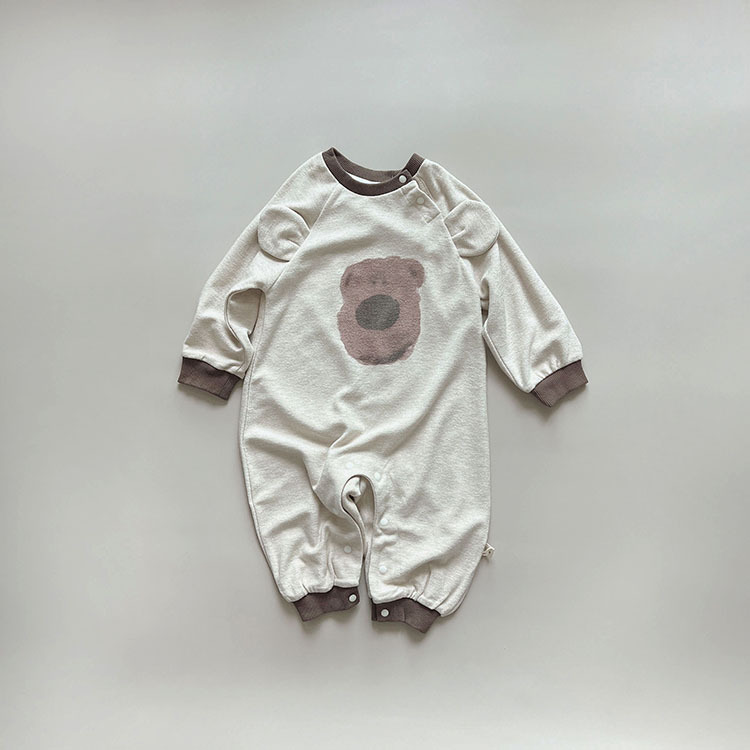 可愛萌萌小熊連身爬服