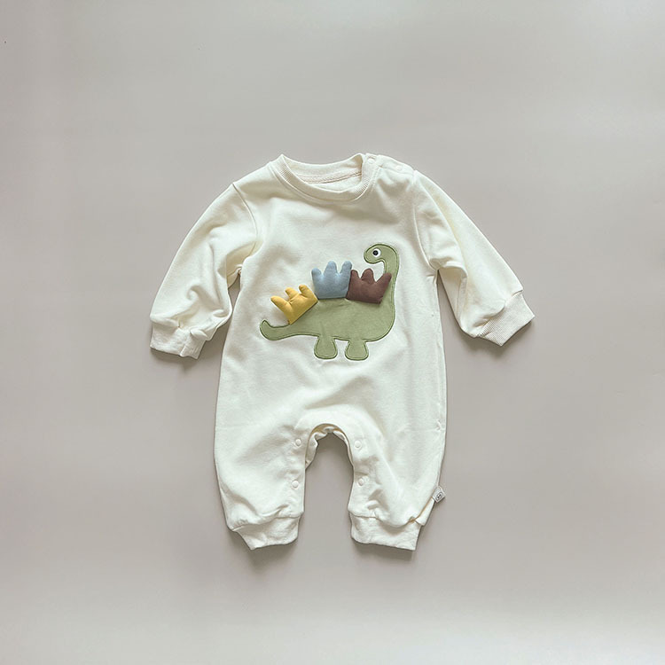 恐龍立體背鰭連身爬服