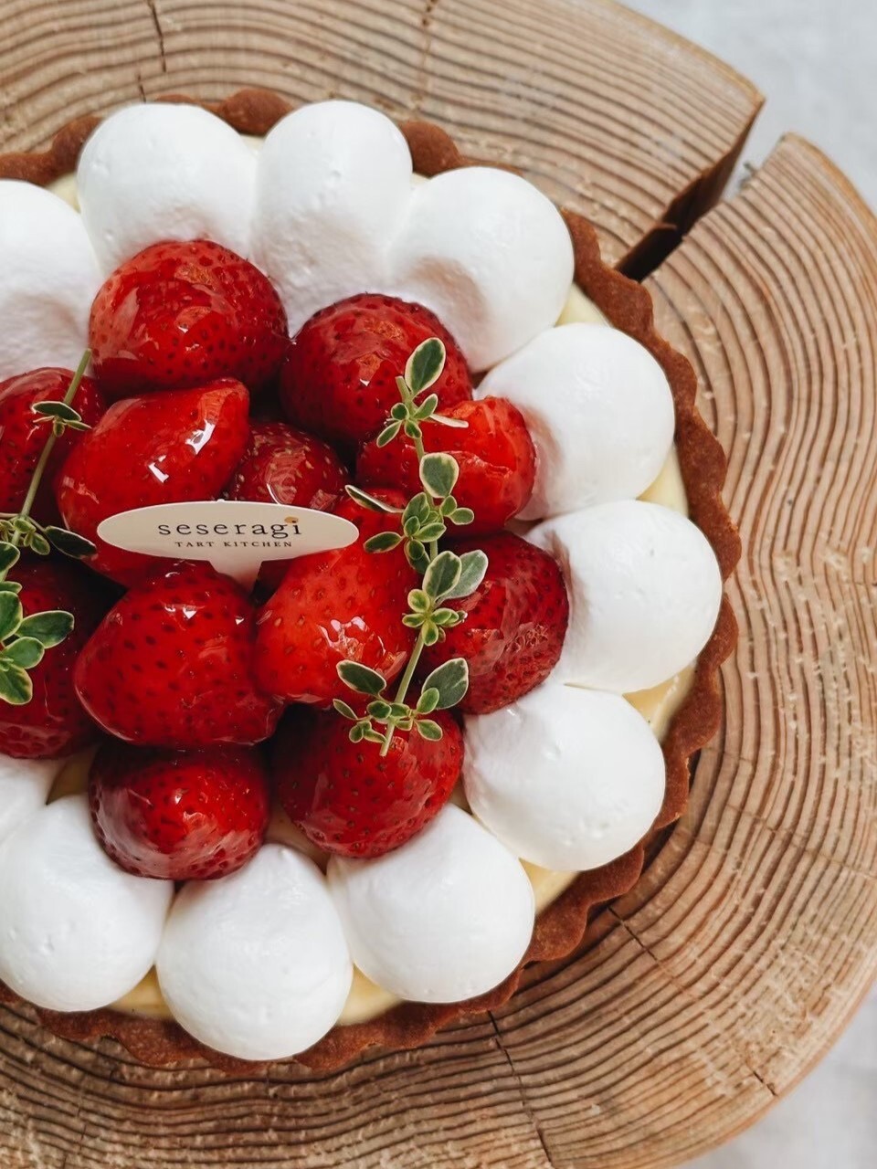 4/2(四)自取 六吋香濃草莓卡士達塔