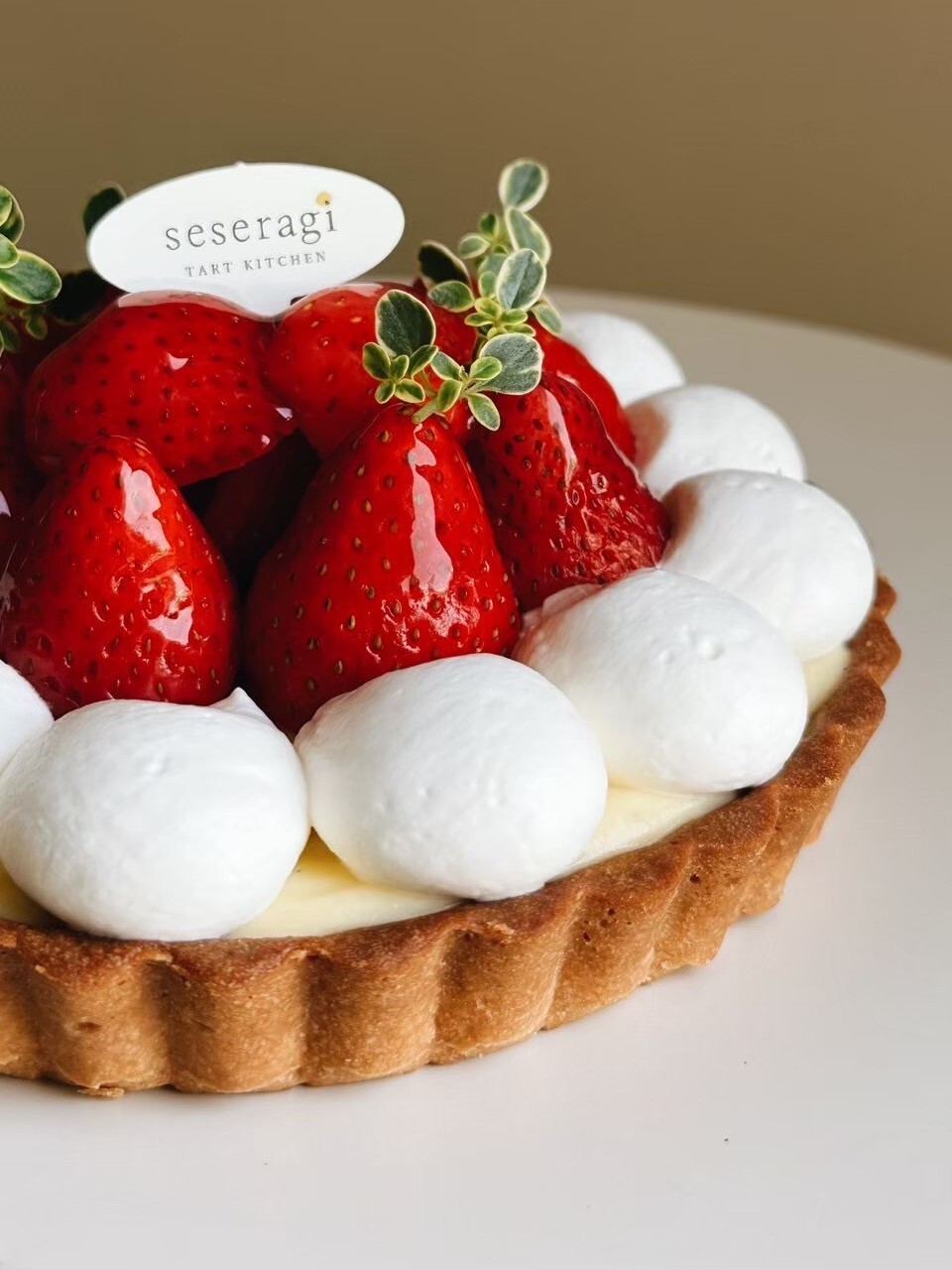 4/2(四)自取 六吋香濃草莓卡士達塔