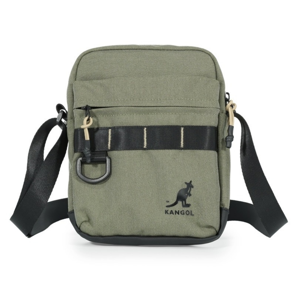 KANGOL 側背包 黑 綠 卡其 斜背包 小方包 包包 6555171420 6555171430 6555171470