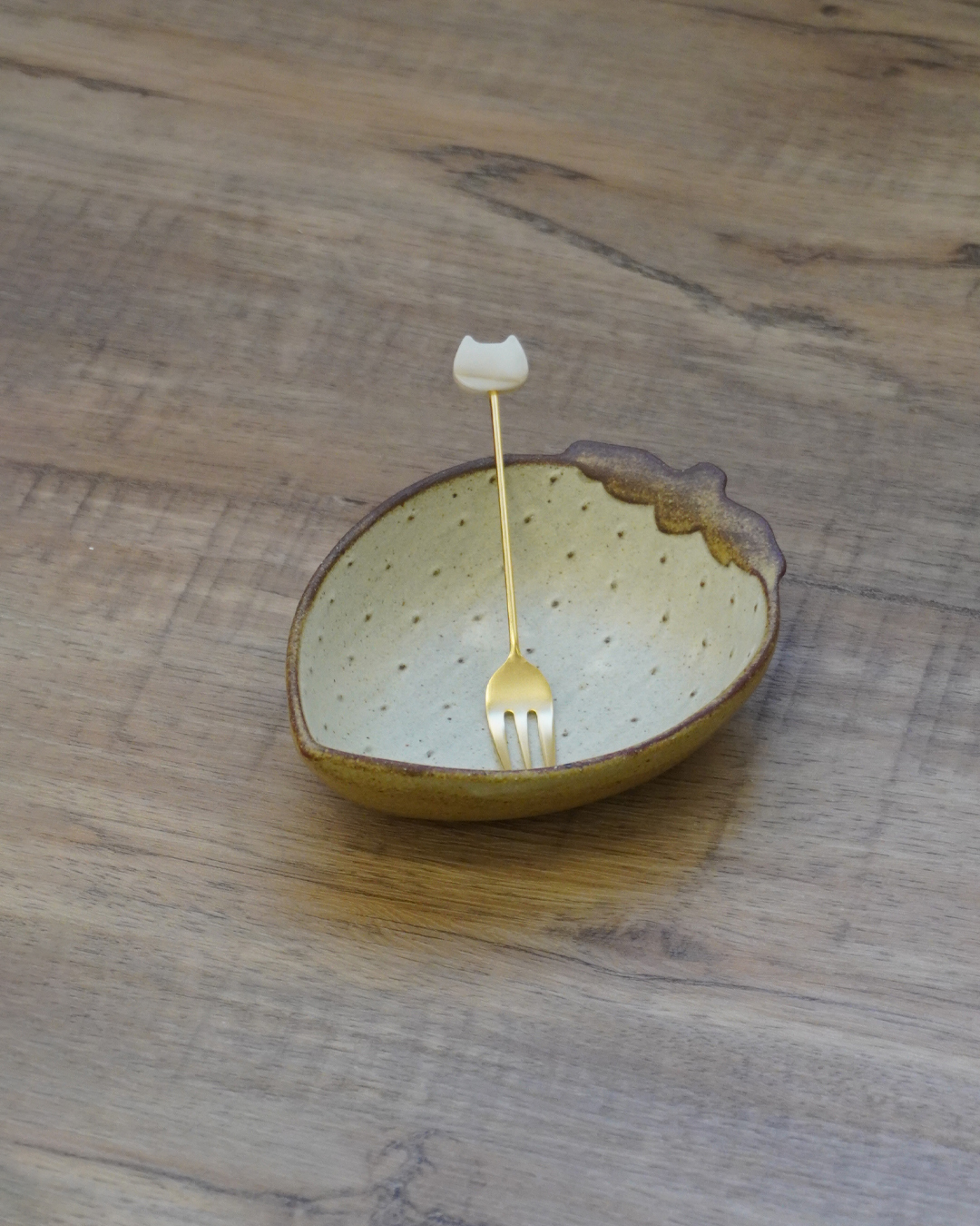 老白系列 草莓小碗｜益子燒