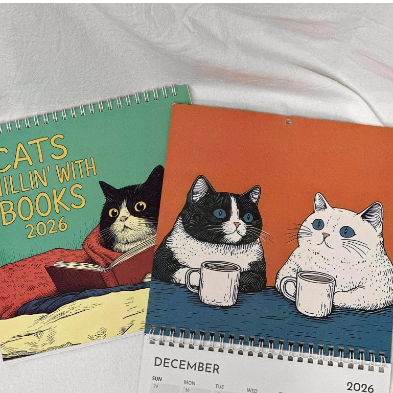 2026貓咪圖案掛曆