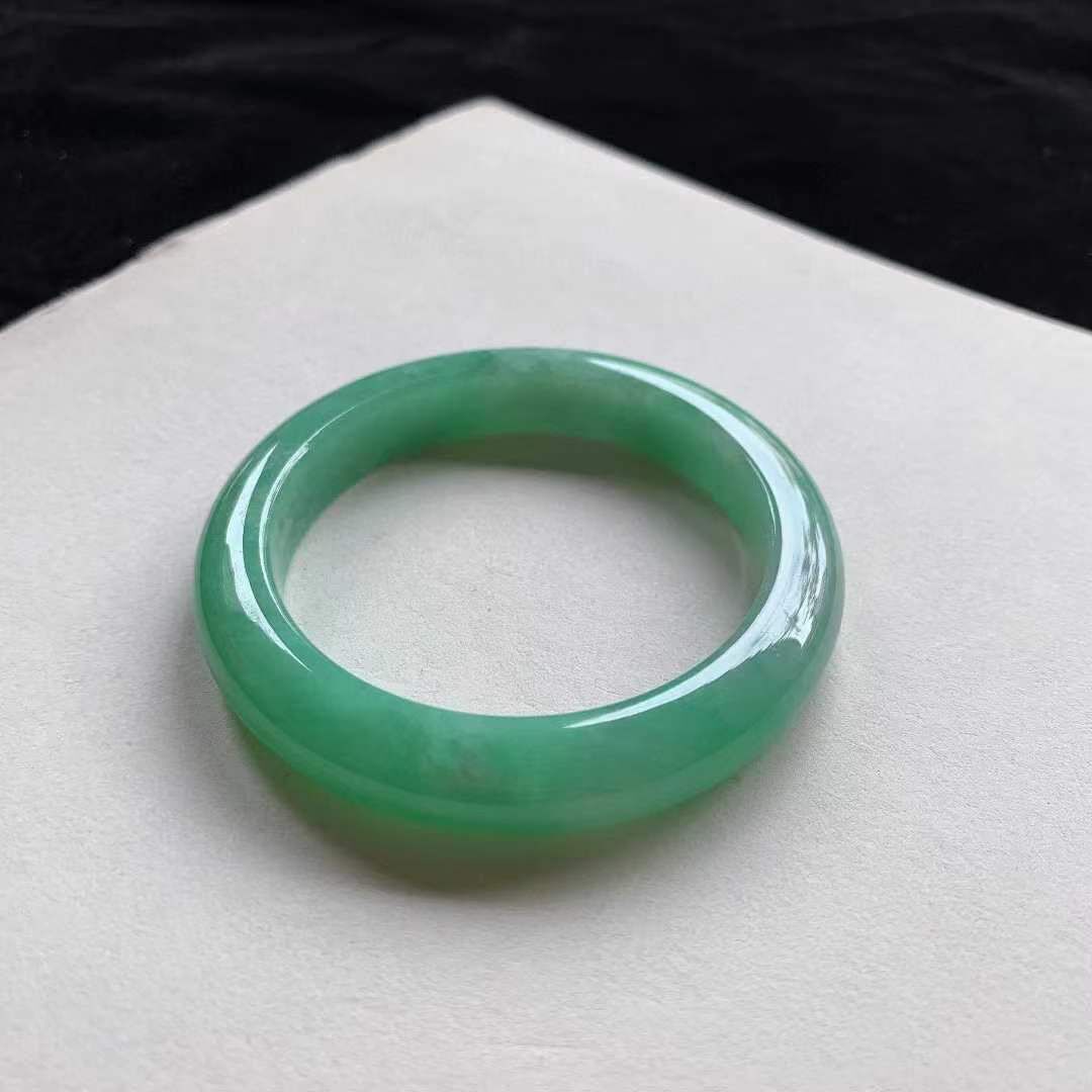 11172336 59mm翡翠陽綠正圈手鐲 (58-60)