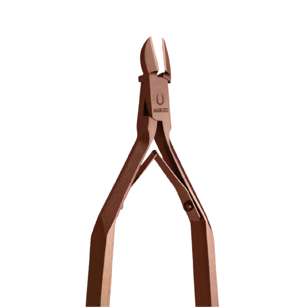 【限量特製色】MARUTO 水晶形美甲鉗 厚甲修剪款（玫瑰金／沉靜黑）