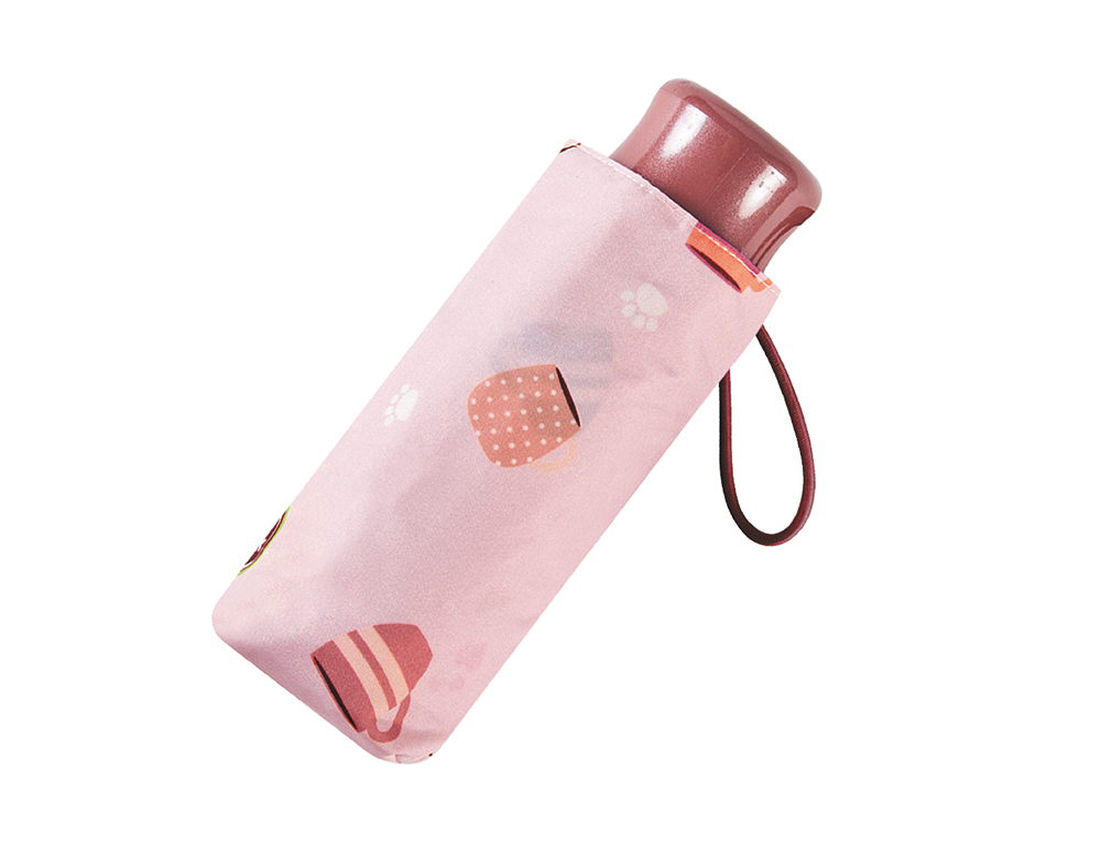 RAINSTORY粉漾午茶抗UV手開迷你口袋傘