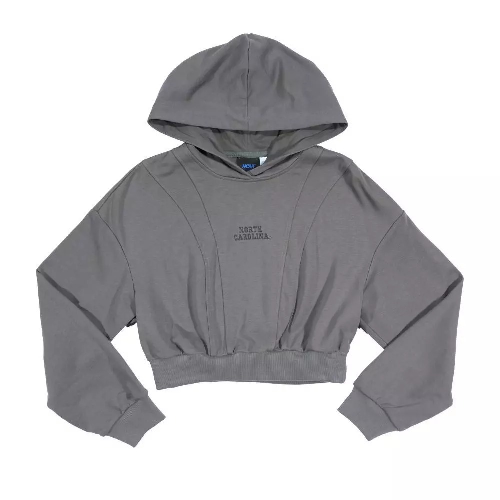 NCAA 帽T 深灰 北卡 短版 長袖 女 7552112010