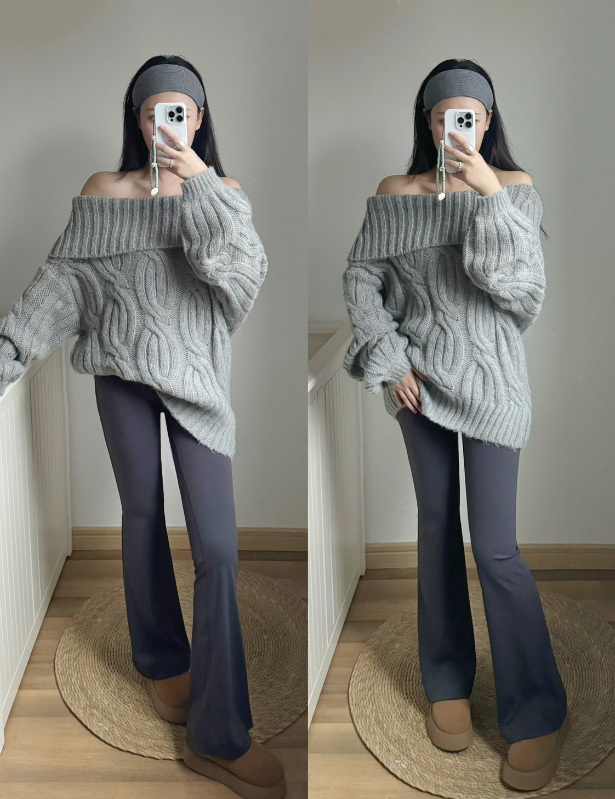 澳洲🇦🇺YPL let's all in 高彈塑形垂感微喇叭瑜伽褲石墨灰