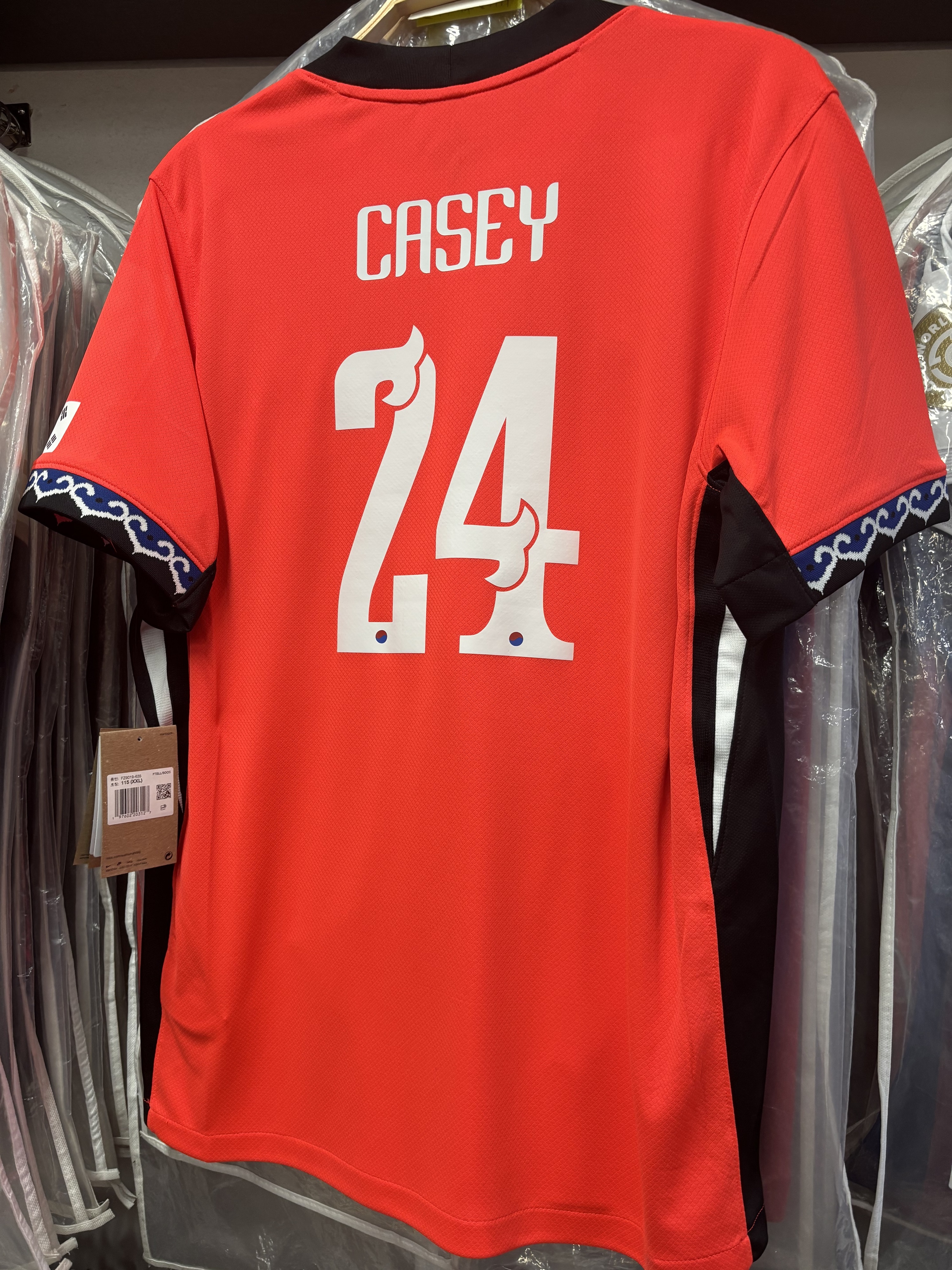 25-26南韓女足國家隊主場球迷版球衣