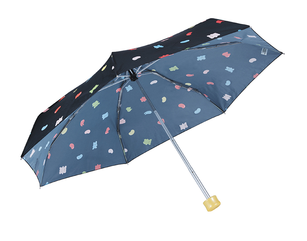 RAINSTORY軟糖熊抗UV手開迷你口袋傘