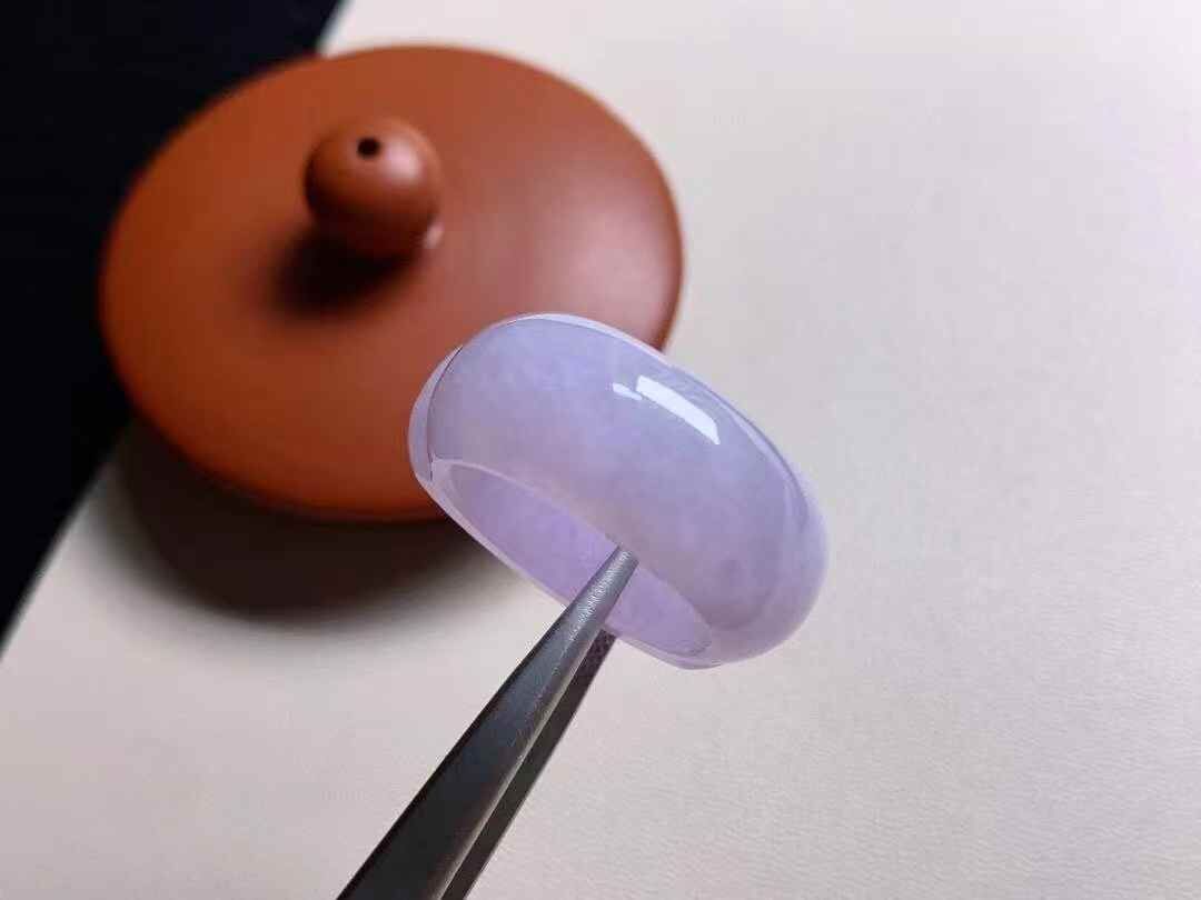 11172554 翡翠冰種紫羅蘭戒指 (圈口 18號)
