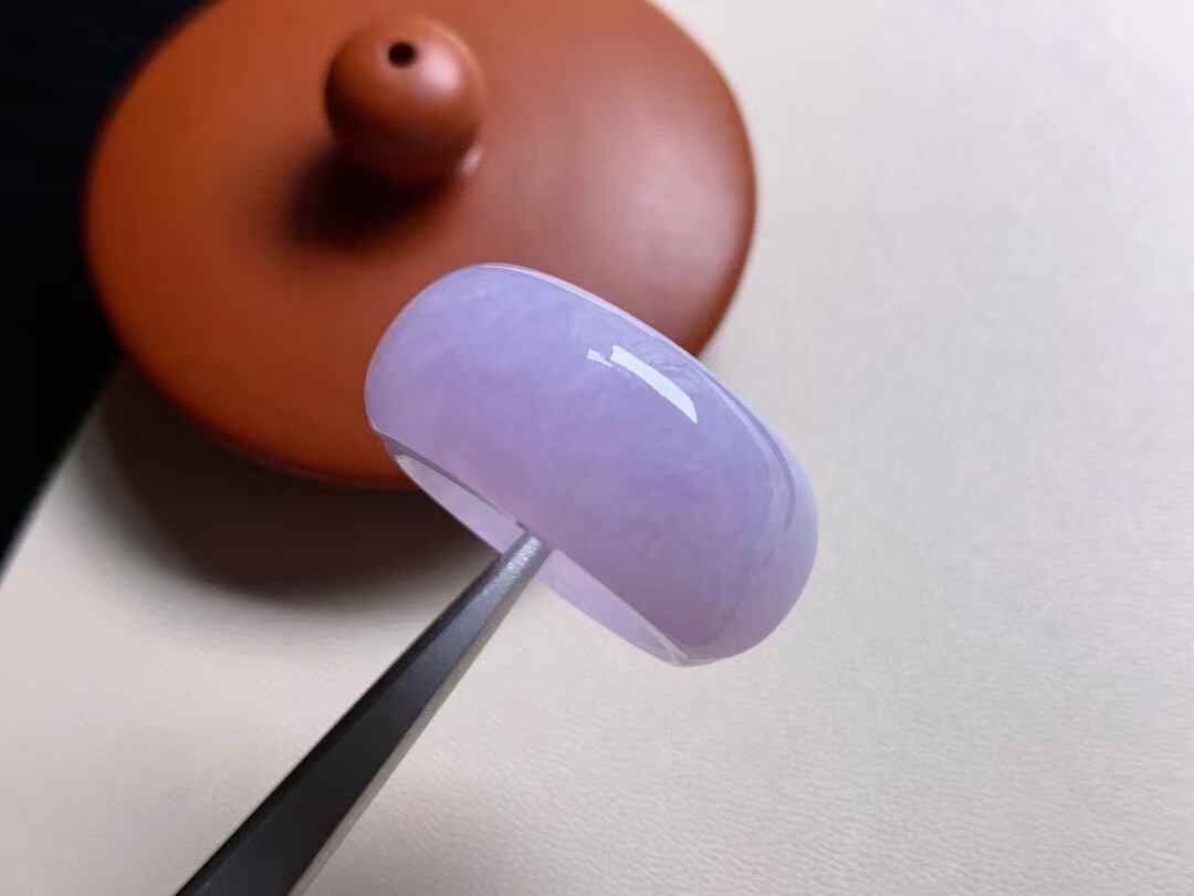 11172554 翡翠冰種紫羅蘭戒指 (圈口 18號)