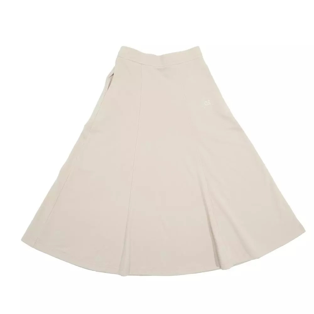 NCAA 長裙 淺卡其 口袋 休閒圓裙 女 7552122031