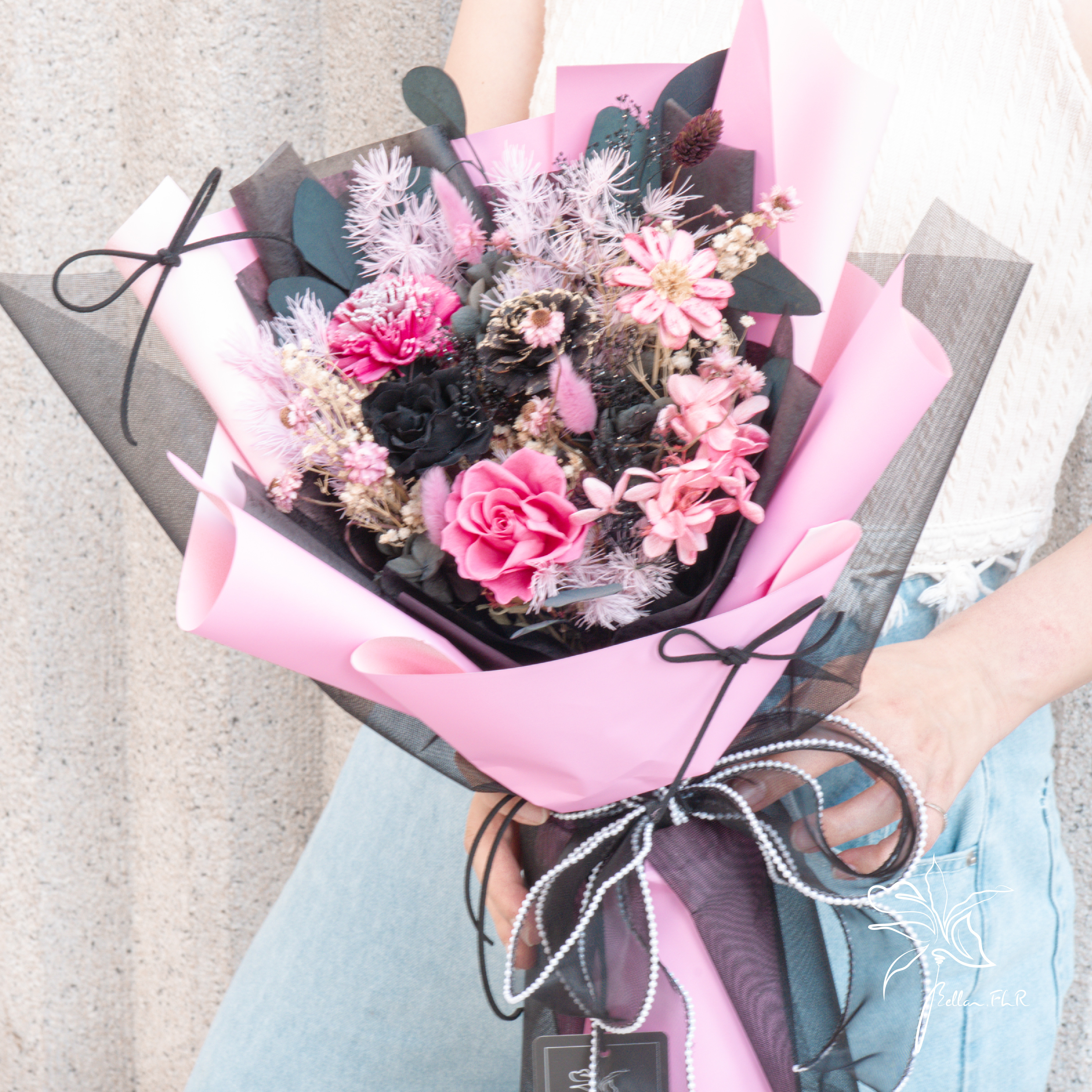 【甜心狙擊】中型永生乾燥花束