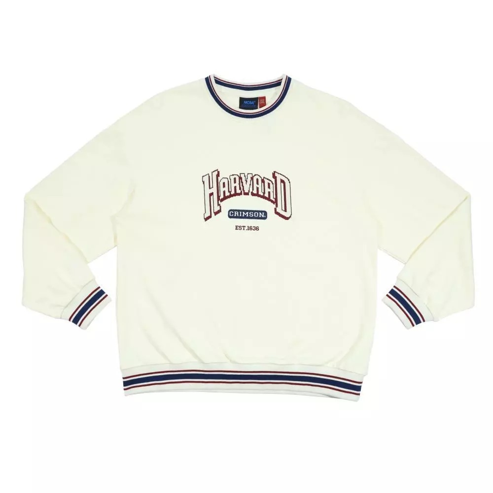 NCAA 大學T 米白 像素風 復古圓領 中性 7555100201