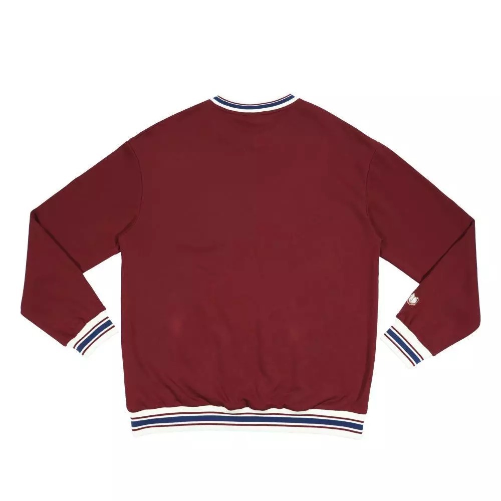 NCAA 大學T 酒紅 像素風 復古圓領 中性 7555100240