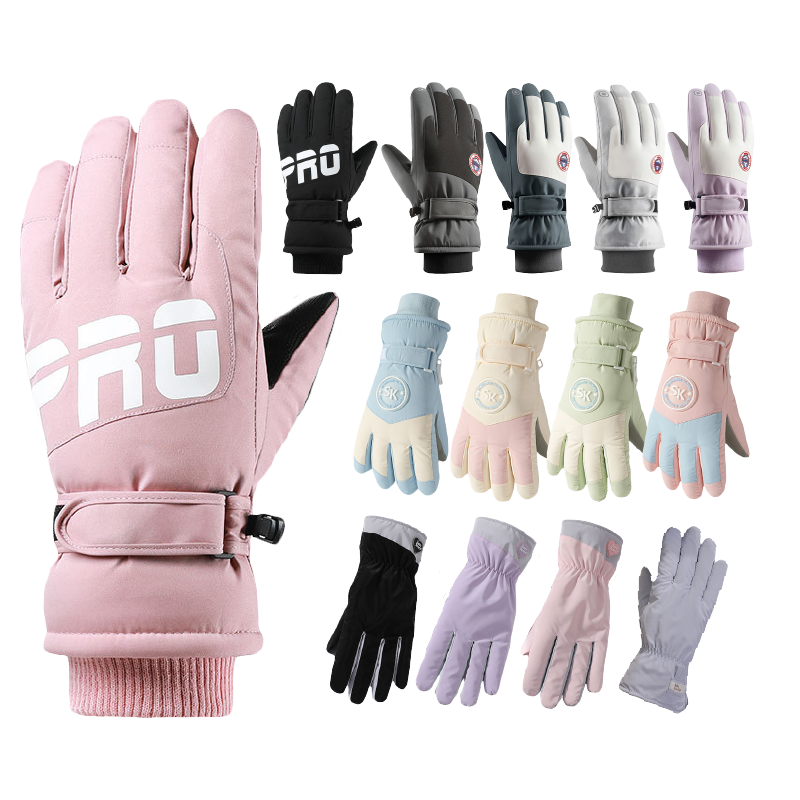 可觸控手套 加絨保暖手套 男女款 防潑水 抗寒 保暖手套