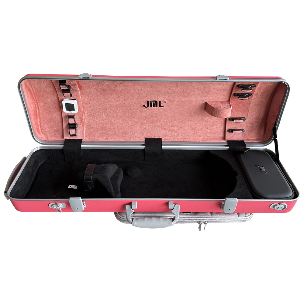 JML 柔肌系列 小提琴四方盒-譜袋 (紅色)
