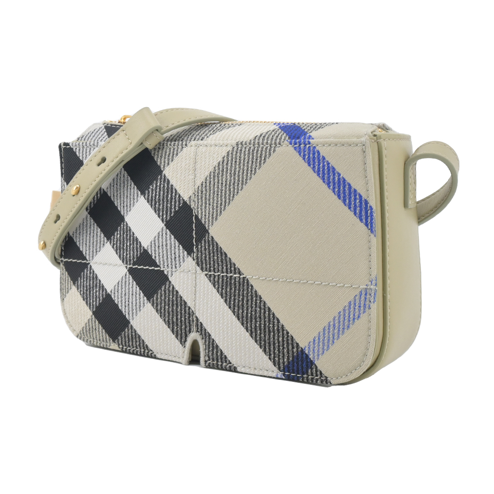 【JS’Maxx】BURBERRY Snip新款格紋斜背包(地衣色)