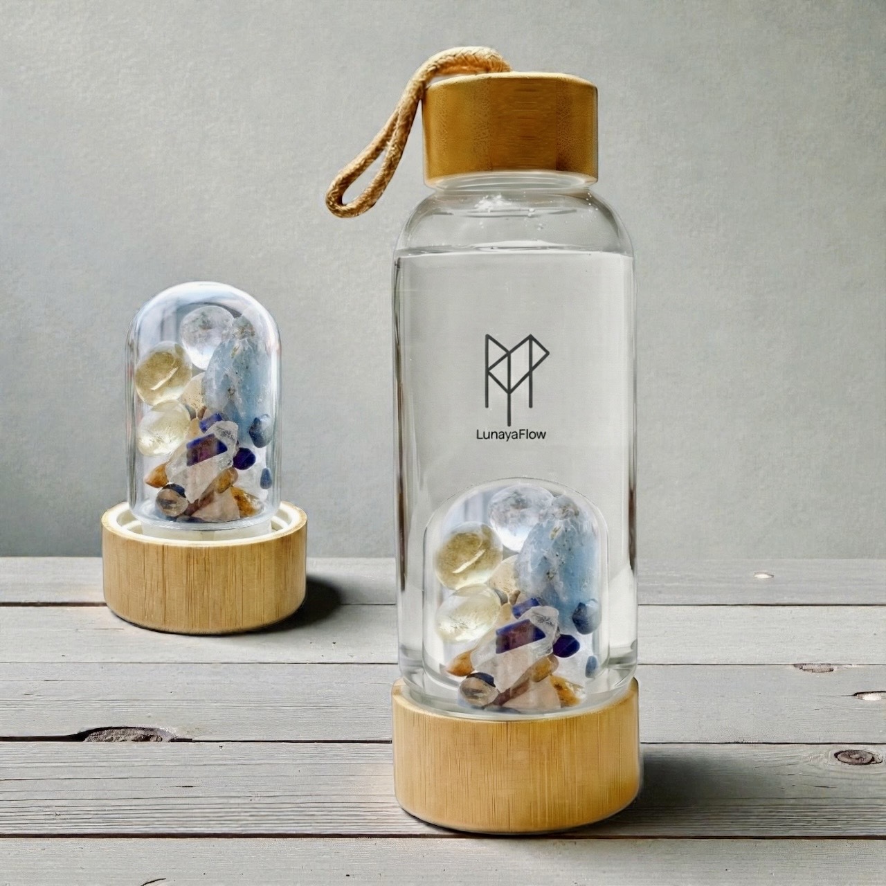 【星境】寶石能量水杯｜舌燦蓮花晶心