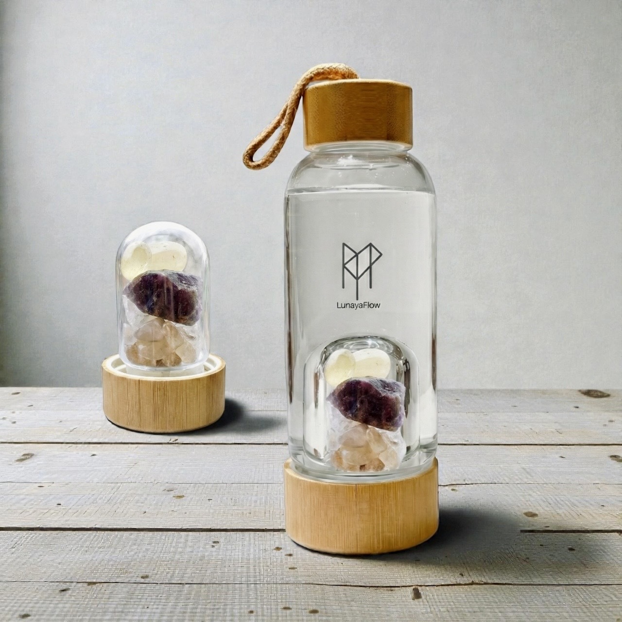 【星境】寶石能量水杯｜上帝視角晶心